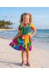 Hand Painted Rayon Kids Dress